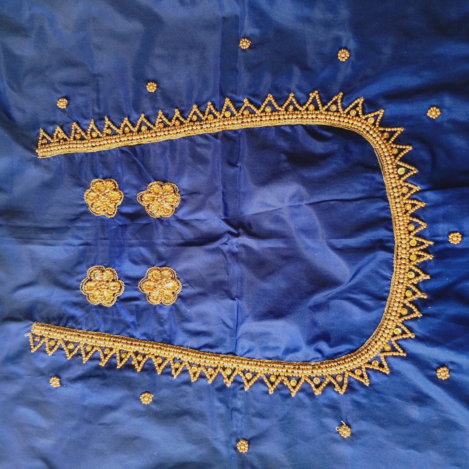 Royal Zari Work Unstitched Blouse Pieces (Multiple Colors) - Image 11