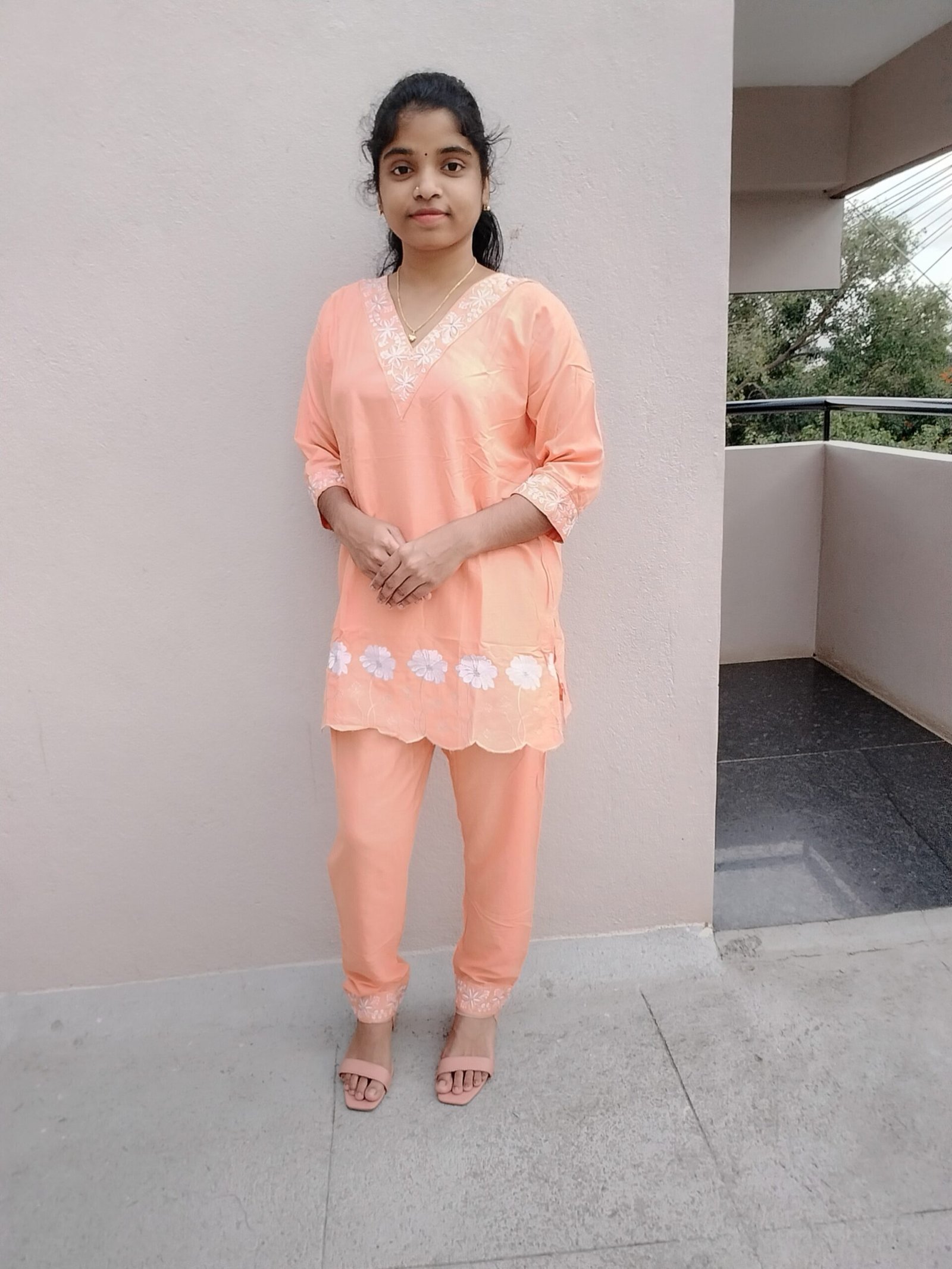 Ebroidered cotton 2p set - Image 4