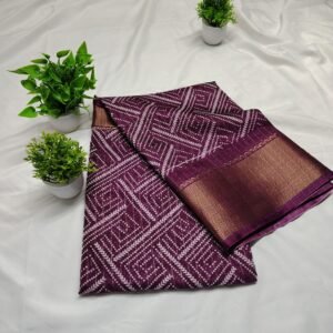 Bandhani Silk Saree
