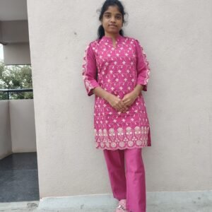 Beautiful Embroidery cord set